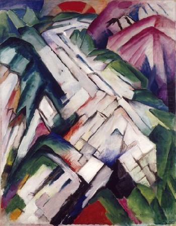 Franz Marc Gebirge china oil painting image